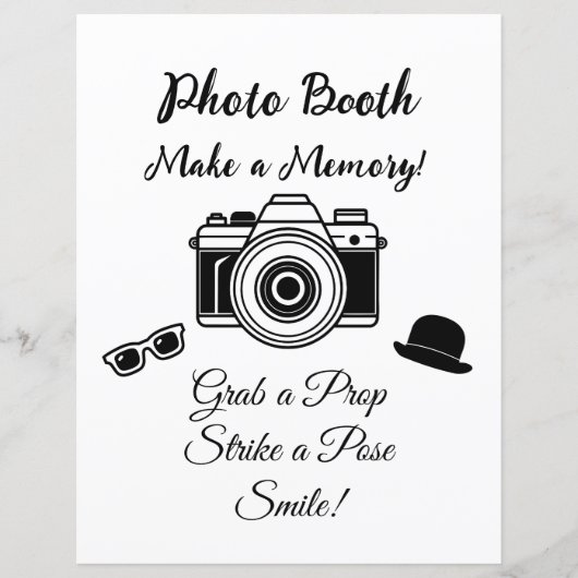 の結婚写真ブースの看板 (正面)