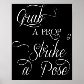 の結婚写真ブースの看板 ポスター (正面)