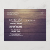 の結婚写真メイプルのカボチャ葉の日を保存 ポストカード (裏面)