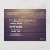 の結婚写真メイプルのカボチャ葉の日を保存 ポストカード (裏面)