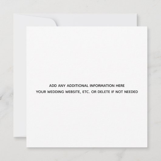 の結婚写真モダン書記日付の保存 (裏面)