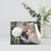 の結婚写真前面 |カシスパープルフローラ戻る サンキューカード (スタンド正面)