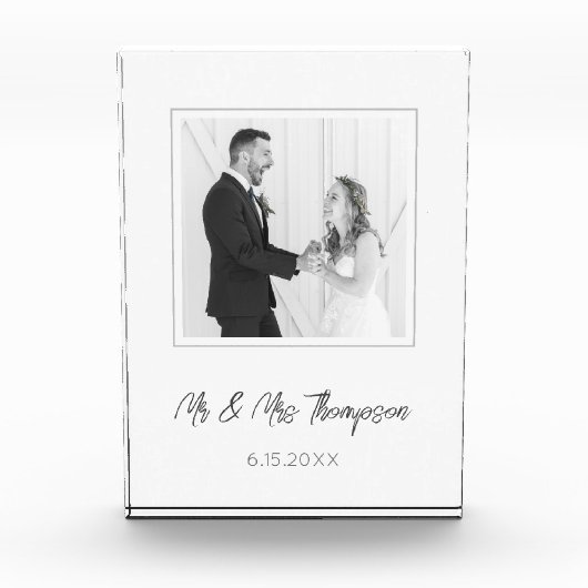 の結婚写真名伊達記念さん フォトブロック (正面)