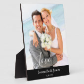 の結婚写真名 フォトプラーク (側面)