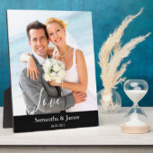 の結婚写真名 フォトプラーク (側面)