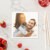 の結婚写真夫婦 スタンダードカクテルナプキン (インサイチュ)