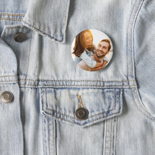 の結婚写真夫婦 缶バッジ (インサイチュ)