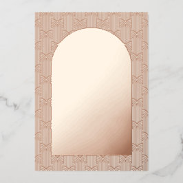 の結婚写真幾何学的 箔招待状