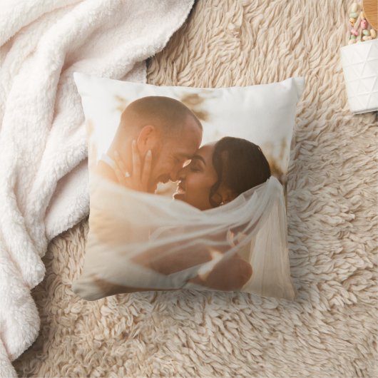 の結婚写真記憶が新しく保存さ結婚れた クッション (ブランケット)