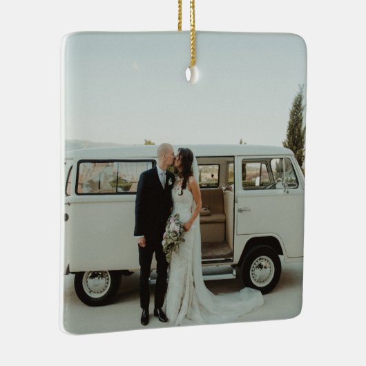 の結婚写真記憶が新しく保存さ結婚れた セラミックオーナメント (右)
