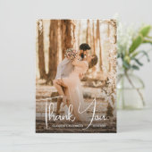 の結婚写真 サンキューカード (スタンド正面)