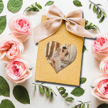 の結婚写真 ハートシール<br><div class="desc">シックなレタリングの写真や名前、これらの小さなハートの形のシールは、封筒用シールとして使用するおもしろいであり、パーティーの好意などで。</div>