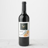 の結婚写真 ワインラベル (正面)