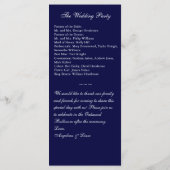 の結婚冬のプログラム プログラム (裏面)