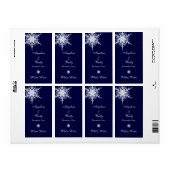 の結婚冬ワインラベル ラベル (フルシート)