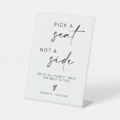 の結婚割り当て席なし、どこでも署名 台座サイン (正面)