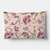 の結婚化粧メイクバッグ/花嫁トイレバッグ アクセサリーポーチ (裏面)