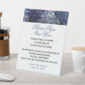 の結婚卓上がワインのサイン 台座サイン (インサイチュ)