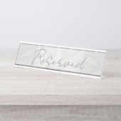 の結婚卓上ドルフィンテーマ デスクネームプレート (正面)