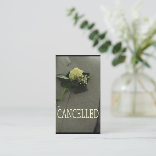 の結婚取り消し発表 エンクロージャーカード (スタンド正面)