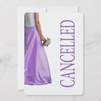 の結婚取り消し発表 案内状