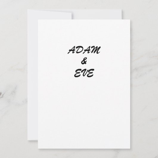 の結婚名刺 (裏面)