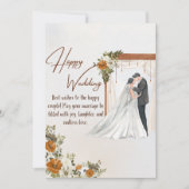 の結婚名刺 カード (正面)