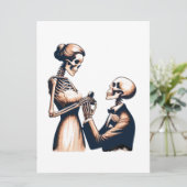 の結婚名刺 案内状 (スタンド正面)