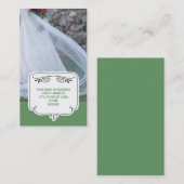 の結婚名刺{Green} 名刺 (正面/裏面)
