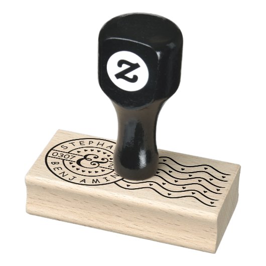 の結婚名救パーソナライズされた付 ラバースタンプ (スタンプ)