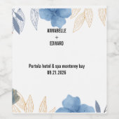 の結婚吸血鬼のユモダンーカリプタス夫妻パーティー ワインラベル (シングルラベル)