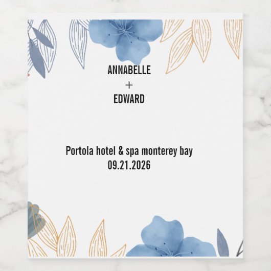 の結婚吸血鬼のユモダンーカリプタス夫妻パーティー ワインラベル (シングルラベル)