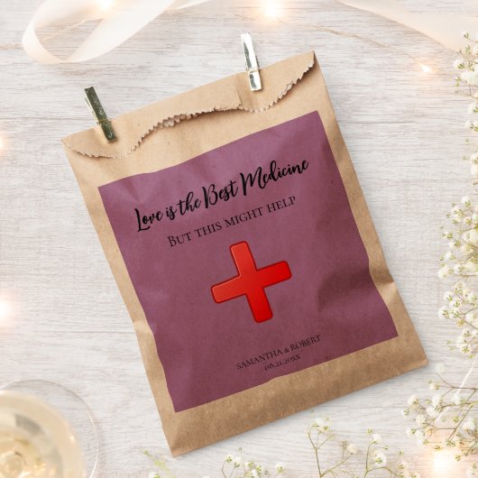 の結婚回復キットの好意バッグ フェイバーバッグ (クリップ留めされた状態)