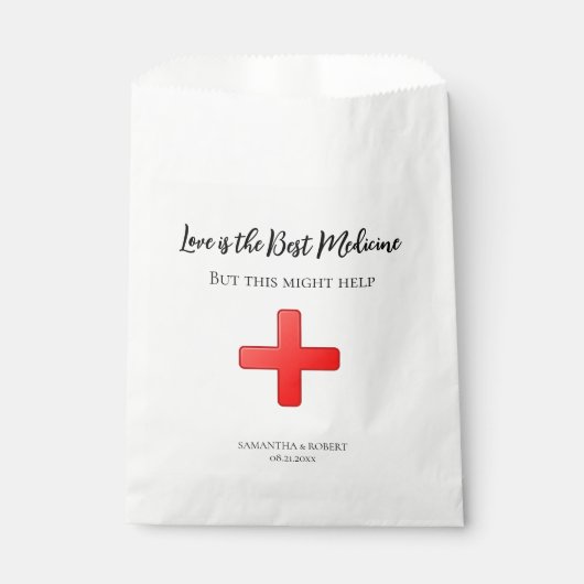 の結婚回復キットの好意バッグ フェイバーバッグ (正面)