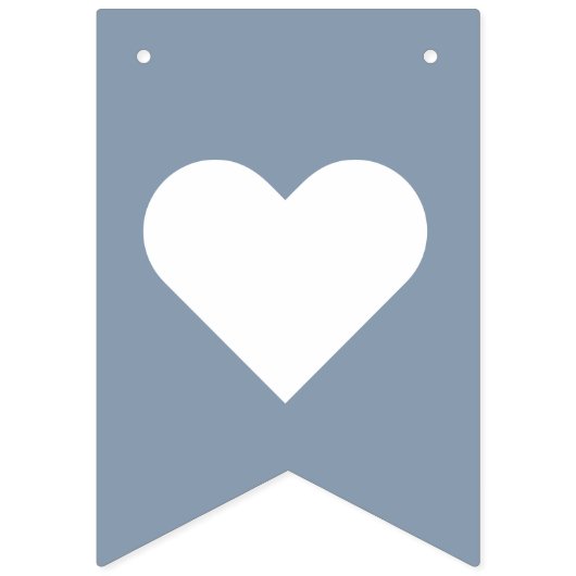 の結婚埃っぽいブルーさんミセス8文字の名前のシンプル バンティングフラッグ (第1の旗)