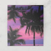 の結婚場所エスコートカード | エキゾチックな熱帯夜 プレイスカード (外部開封)