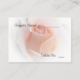 の結婚場所設定カードピーチピンクローズブド プレイスカード