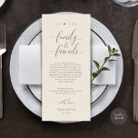 の結婚場所設定Thank You Classy Cardモダン. プログラム<br><div class="desc">共有の愛をし、あなたのゲストに感謝を示す，彼らは彼らの席に座ってこの読あなたパーソナライズされたの感謝してい座席表魅力的.特別な日のお祝いを始める素晴らしい方法だ！このカードは忘れられないイベントのトーンを設定する。このサンキューカードはモダンデザインスクリプトテーマを備え、お祝いにタイムレスなエレガンスのtouchを追加する。TeeshaDerrickによる設計</div>