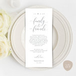 の結婚場所設定Thank You Classy Cardモダン. プログラム<br><div class="desc">共有の愛をし、あなたのゲストに感謝を示す，彼らは彼らの席に座ってこの読あなたパーソナライズされたの感謝してい座席表魅力的.特別な日のお祝いを始める素晴らしい方法だ！このカードは忘れられないイベントのトーンを設定する。このサンキューカードはモダンデザインスクリプトテーマを備え、お祝いにタイムレスなエレガンスのtouchを追加する。TeeshaDerrickによる設計</div>