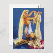 の結婚夜の準備 ポストカード (正面/裏面)