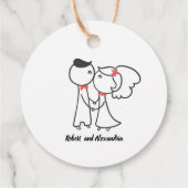 の結婚夫婦に感謝来す結婚る フェイバータグ (裏面)