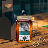 の結婚婚約写真ダマスク日付を保存 ラベル