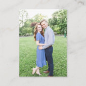 の結婚婚約祈りの言葉カード エンクロージャーカード (正面)