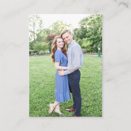 の結婚婚約祈りの言葉カード エンクロージャーカード (正面)