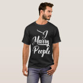 の結婚官吏がインターネット叙任大臣と結婚 Tシャツ (正面フル)