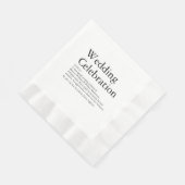 の結婚定義パーティー 縁ありランチョンナプキン (角)