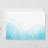 の結婚宛先ワールドマップ金ゴールド可動ハート 招待状 (裏面)