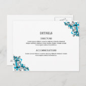 の結婚宿泊カード ポストカード (正面/裏面)