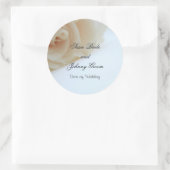 の結婚封筒用シールシールテンプレート ラウンドシール (バッグ)