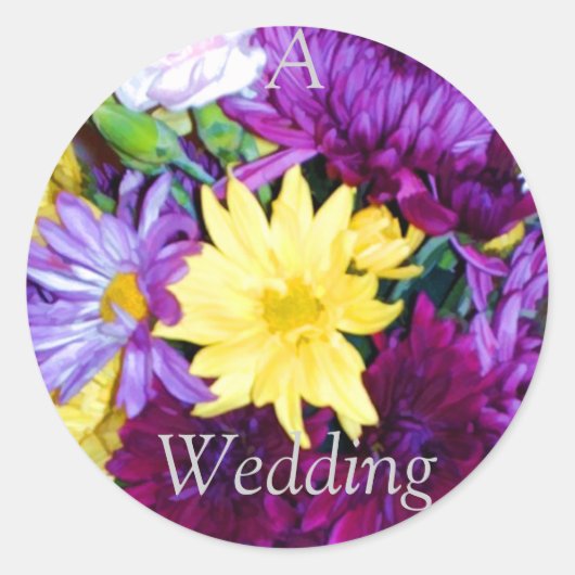 の結婚封筒用シール ラウンドシール (正面)